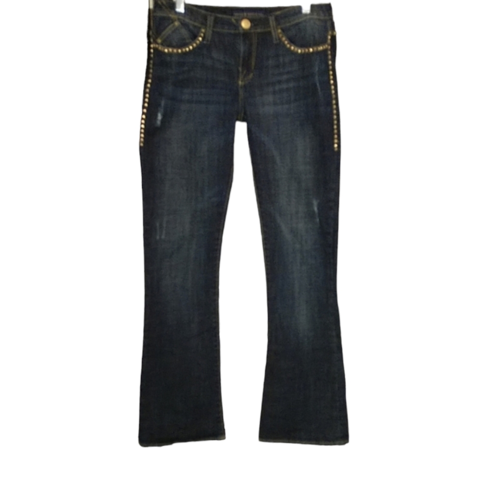 Rock Republic Kasandra Denim Flight Boot Cut Jeans sz 10
